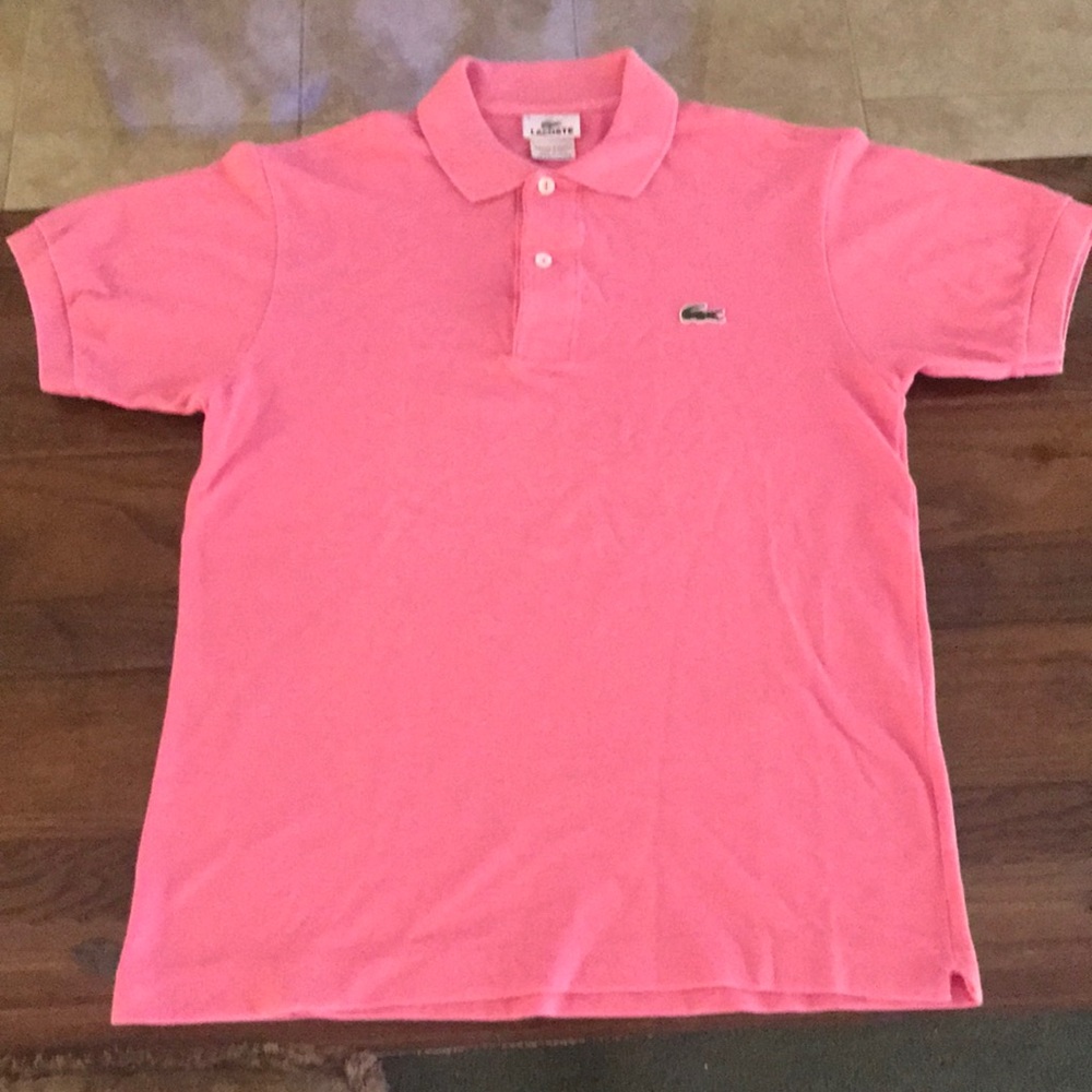 Authentic Lacoste Polo Shirt - shade of pink.